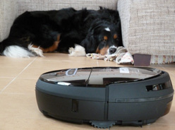 Ottoro Staubsaugerroboter mit Hund